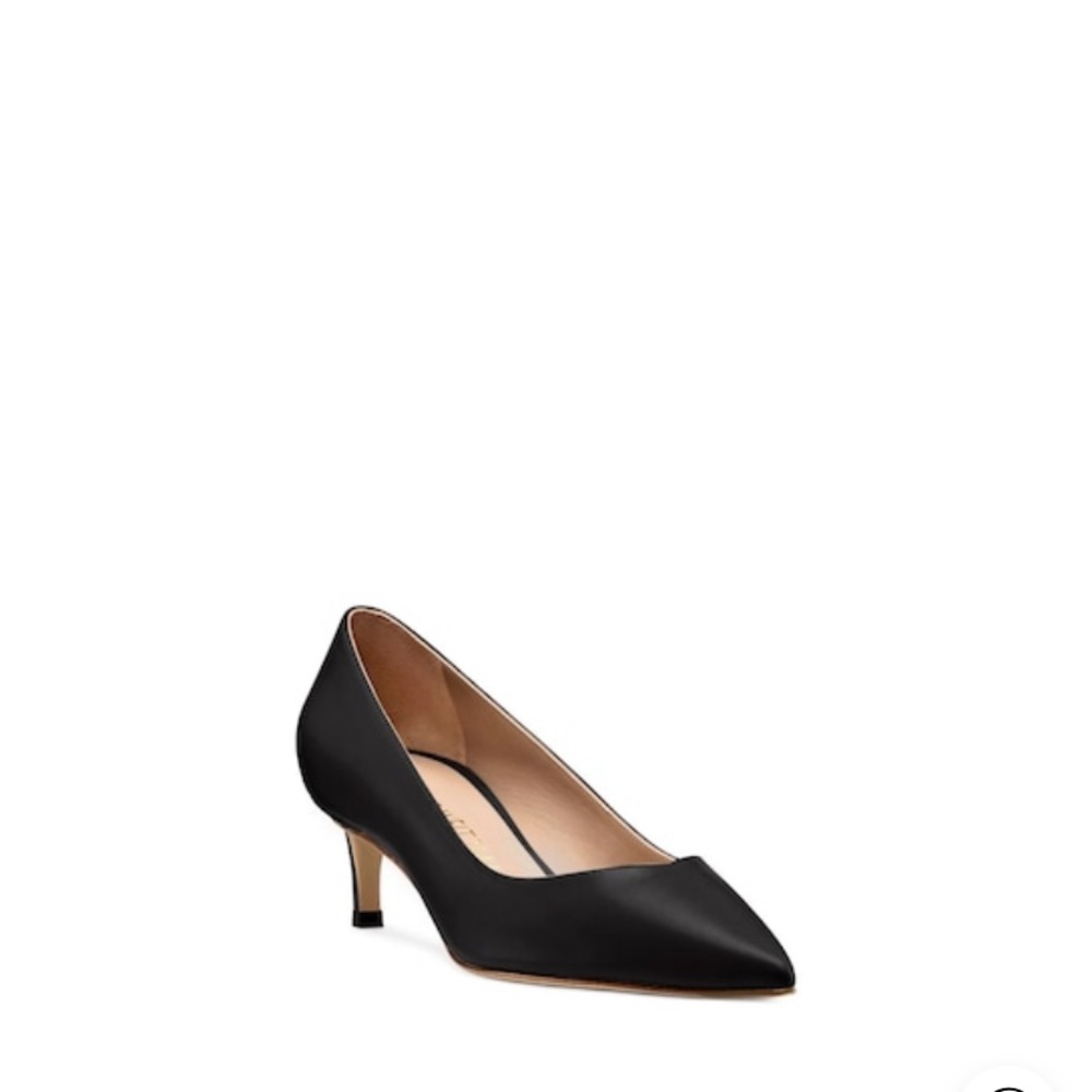 Stuart Weitzman 2 inch heel pumps. Like new. Black leather. 6.5